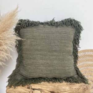 Coussin franges "SOHO"